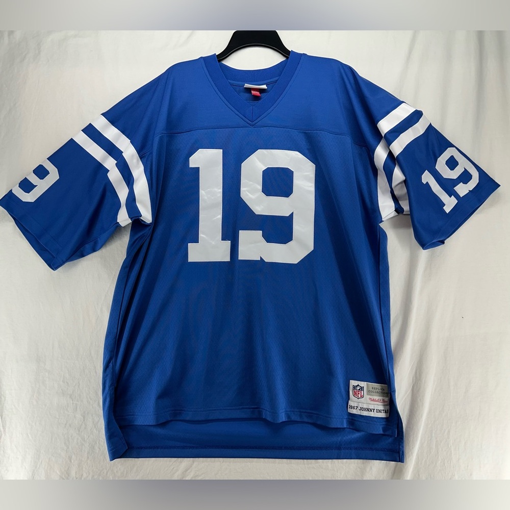 Mitchell & Ness Men's Johnny Unitas Royal Baltimore Colts 1967 Legacy Jersey 52